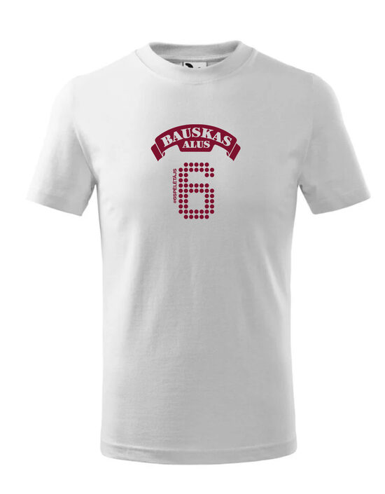 Basketbola fanu t-krekls (balts)